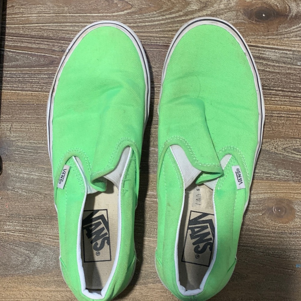 Vans Slip-On Sneakers Neon Green